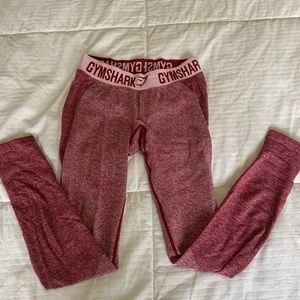 Red Gymshark Flex Leggings
